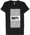 Next Level Womens BET Logo Graphic T-Shirt black M