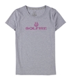 SOLFIRE Womens Original Logo Graphic T-Shirt heathergrey XS