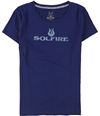 SOLFIRE Womens Original Logo Graphic T-Shirt navy L