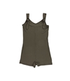 n:philanthropy Womens Knot Overalls Romper Jumpsuit chocolate S