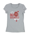 G-III Sports Girls Go Buckeyes Graphic T-Shirt gray M