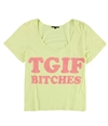 Truly Madly Deeply Womens Tgif Bitches Graphic T-Shirt