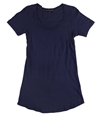 TRULY MADLY DEEPLY Womens Solid Basic T-Shirt navy XS