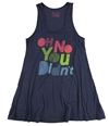 Local Celebrity Womens Oh No You Didn't Tank Dress navy M