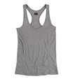 BDG Womens Solid Racerback Tank Top silver XS