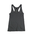 BDG Womens Solid Racerback Tank Top slate XS