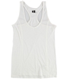 BDG Womens Solid Racerback Tank Top white S