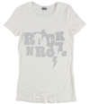 Scratch Womens Rock N Roll Graphic T-Shirt