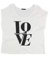 Dirty Violet Womens Love Graphic T-Shirt
