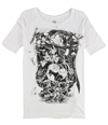 Hometown Heroes Womens Flowers Graphic T-Shirt