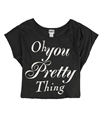 Scratch Womens Oh You Pretty Thing Graphic T-Shirt
