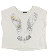 Dirty Violet Womens Owl Graphic T-Shirt