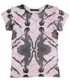 Evil Genius Boys 3D Shapes Stripes Graphic T-Shirt blkwht L