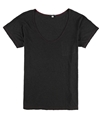 TRULY MADLY DEEPLY Womens Two Tone Oversized Basic T-Shirt dkgray M