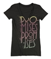 Dirty Violet Womens Promises Promises Graphic T-Shirt