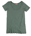 Lux Womens Solid Basic T-Shirt green L