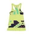 Hometown Heroes Womens Organic Shapes Racerback Tank Top yellow XS