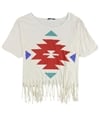 TRULY MADLY DEEPLY Womens Shapes Graphic T-Shirt whtmulti One Size