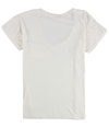 TRULY MADLY DEEPLY Womens Solid Basic T-Shirt white S