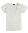 TRULY MADLY DEEPLY Womens Solid Basic T-Shirt white S