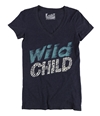 Local Celebrity Womens Wild Child Graphic T-Shirt navy M