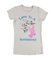 Heritage 1981 Womens Love Is A Battlefield Graphic T-Shirt