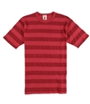 BDG Womens Striped Basic T-Shirt red S