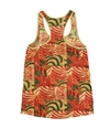 BDG Womens Multi Tone Racerback Tank Top multi XS