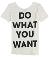 Scratch Womens Do What You Want Graphic T-Shirt