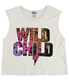 Scratch Womens Wild Child Muscle Tank Top ivory M