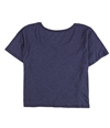 dELiA*s Womens Open Heart Graphic T-Shirt navy L