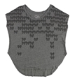 Chasor Womens Bows Graphic T-Shirt gray L