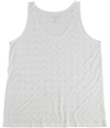 WESSEX Womens Squares Tank Top white L