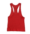 WESSEX Womens Circles Racerback Tank Top red XS