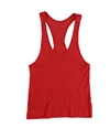 WESSEX Womens Circles Racerback Tank Top red XS