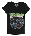 Peace Generation Womens The Werewolf Graphic T-Shirt black M