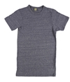 Alternative Womens Solid Basic T-Shirt blue XS