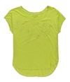 Dreamr Womens Stars Graphic T-Shirt lime S