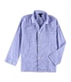 Club Room Mens Plaid Button Up Shirt blueplaid M