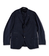 Eleventy Mens Houndsooth Two Button Blazer Jacket navy 54