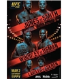 UFC Unisex No. 235 Mar 2nd Saturday Official Poster black One Size