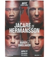 UFC Unisex Fight Night Fort Lauderdale Official Poster red One Size