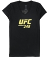 UFC Womens 248 Two Title Fights Graphic T-Shirt black S