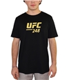 UFC Mens No. 248 Two Title Fights Graphic T-Shirt black L