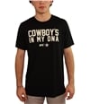 UFC Mens Cowboy's In My DNA Graphic T-Shirt black S