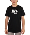 UFC Mens No. 246 McGregor Vs Cowboy Graphic T-Shirt black S