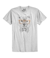 Univibe Mens Murphy Graphic T-Shirt hgr S