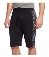 Univibe Mens Floral Mesh Panel Athletic Sweat Shorts, TW2