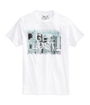 Univibe Mens Get Lost Graphic T-Shirt wht S