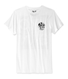 Univibe Mens Big Apple Graphic T-Shirt wht S